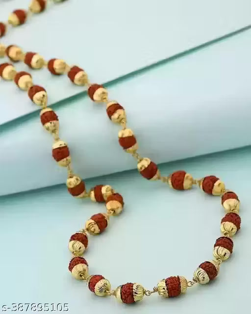 Sacred 5 Mukhi Rudraksha Mala – Powerful Religious Jewelry for Spiritual Well-being