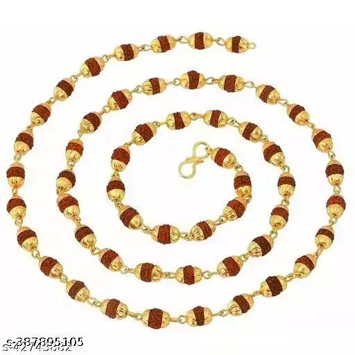 Sacred 5 Mukhi Rudraksha Mala – Powerful Religious Jewelry for Spiritual Well-being