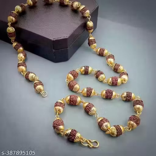 Sacred 5 Mukhi Rudraksha Mala – Powerful Religious Jewelry for Spiritual Well-being