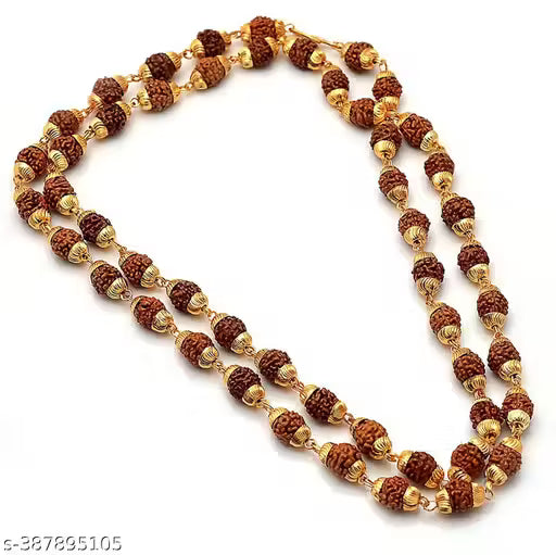 Sacred 5 Mukhi Rudraksha Mala – Powerful Religious Jewelry for Spiritual Well-being