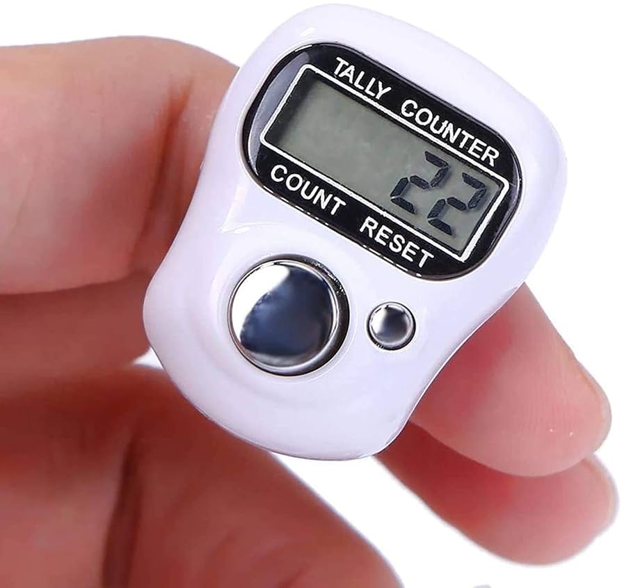 🌸 Divine Digital Jap Counter – Portable Finger Tally for Mantra & Prayer Counting